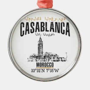 Casablanca Silbernes Ornament