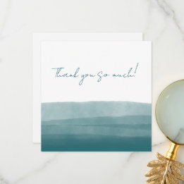 Casal Watercolor Abstract Dankeskarte