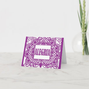 CasaQ Papel Picado Anmerkungs-Karte Karte