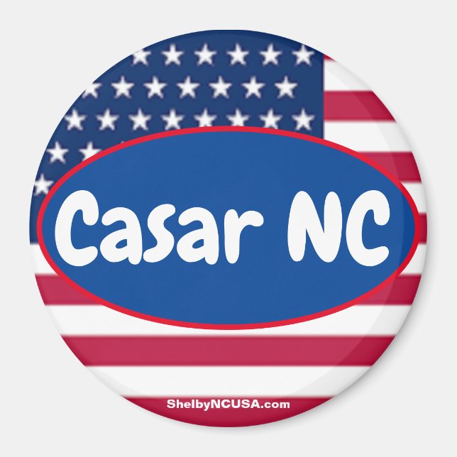 Casar NC Patriotischer Magnet (Vorne)