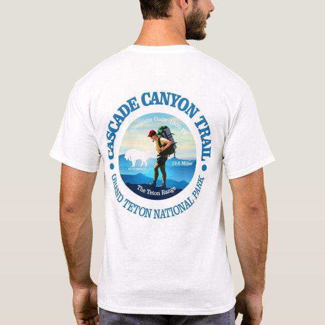 Cascade Canyon Trail (C) T-Shirt (Rückseite)