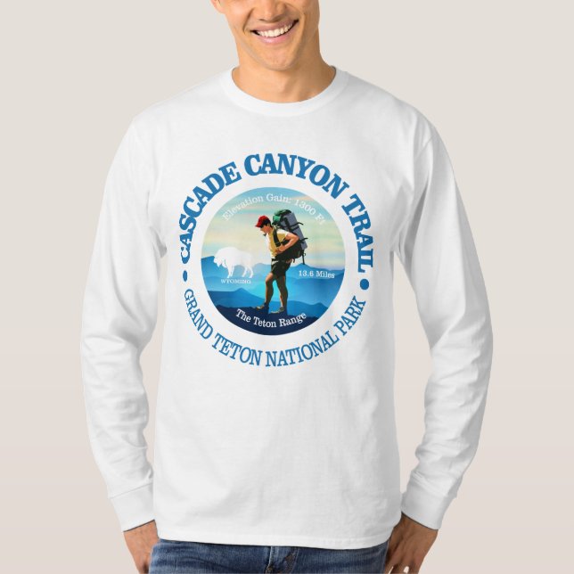 Cascade Canyon Trail (C) T-Shirt (Vorderseite)