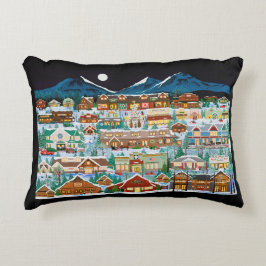 Cascade Christmas Village Pillow Zierkissen