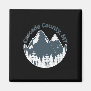 Cascade County Mt Berge Wandern Klettern Camping Magnet