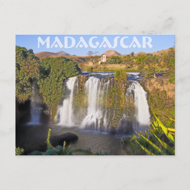 Cascade d'Ampefy, Madagaskar Postkarte (Vorderseite)
