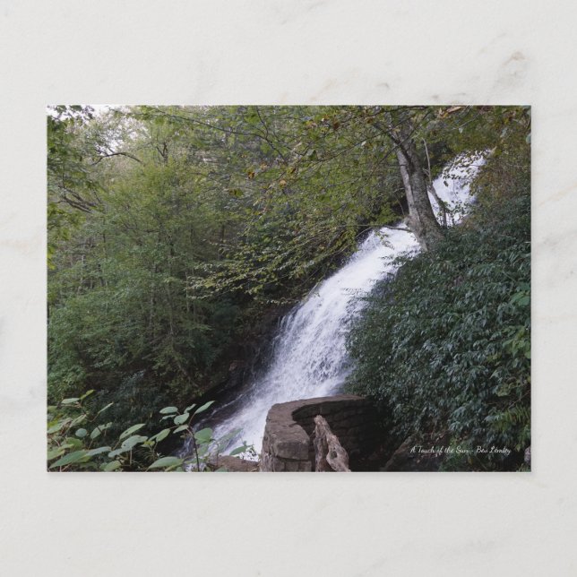 Cascade Falls, Blue Ridge Mountains Postkarte (Vorderseite)