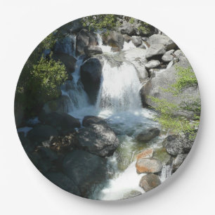 Cascade Falls im Yosemite National Park Pappteller