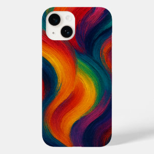 Cascade iPhone Case - Vibrant Painterly Art Gift