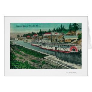 Cascade Locks auf dem Columbia River