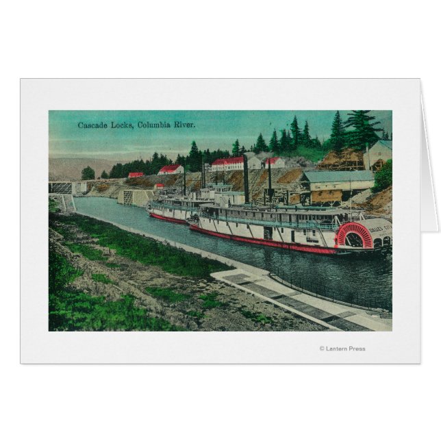 Cascade Locks auf dem Columbia River (Vorderseite (Horizontal))