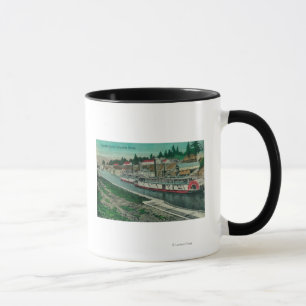Cascade Locks auf dem Columbia River Tasse