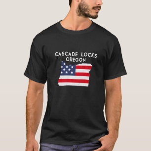 Cascade Locks Oregon USA Staat America Travel Oreg T-Shirt