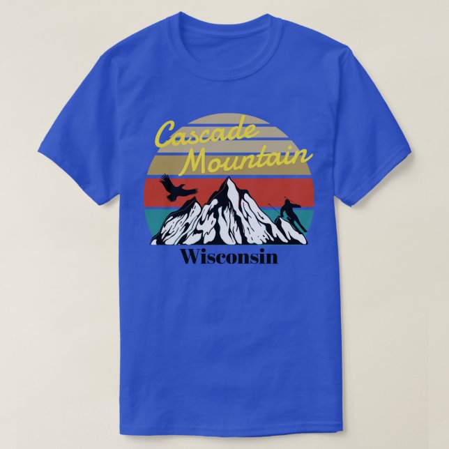 Cascade Mountain Ski Wisconsin 1 T-Shirt (Design vorne)
