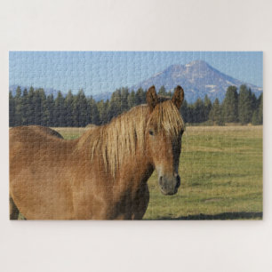 Cascade Range Kastanienbraunes Pferd Puzzle