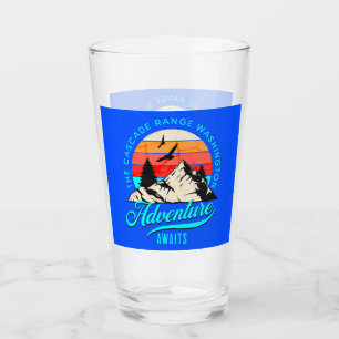 Cascade Range Washington Staat, Atemberaubend Wild Glas