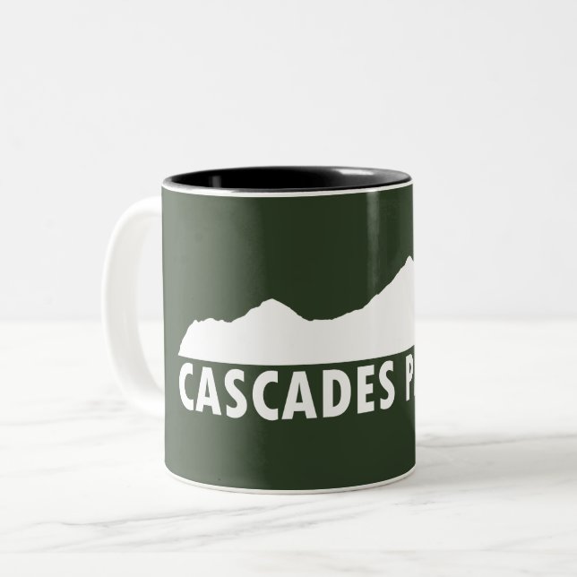 Cascades Bitte Zweifarbige Tasse (Vorderseite Links)