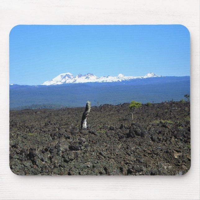 Cascades und Lava Rocks, Oregon Mousepad (Vorne)