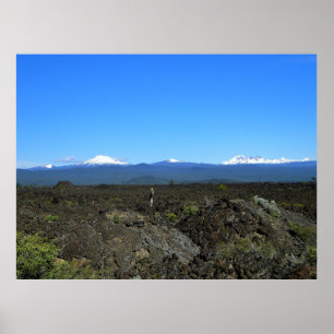 Cascades und Lava Rocks, Oregon Poster