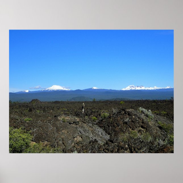 Cascades und Lava Rocks, Oregon Poster (Vorne)