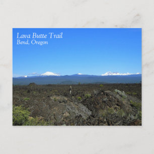 Cascades und Lava Rocks, Oregon Postkarte