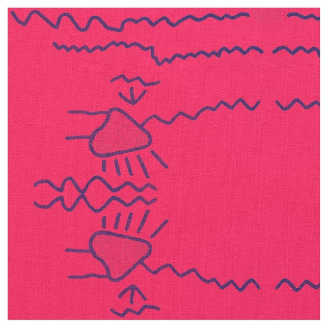 Cascadia Red Fabric Stoff (Nahaufnahme)