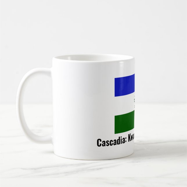 Cascadia und Chinook Heimat Tasse (Links)
