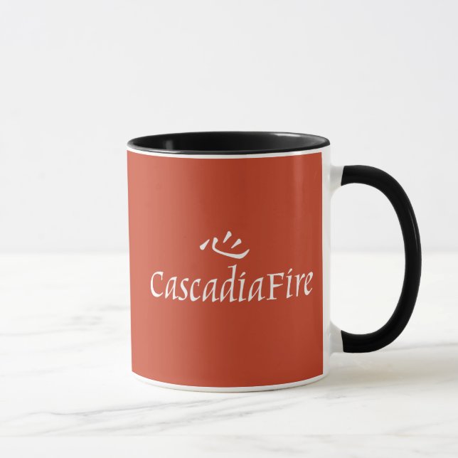 CascadiaFire 11 Unze-Wecker-Tasse Tasse (Rechts)