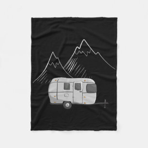 Cascadian Designs Damen Airstream Camping Anhänger Fleecedecke