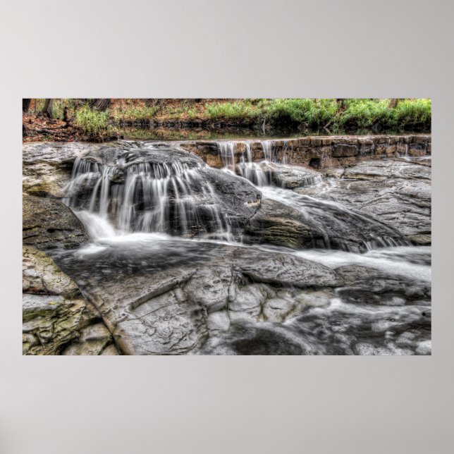 Cascading Creek - Austin, Texas Poster (Vorne)