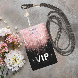 Cascading Lights Sweet 16 Roségold ID790 Ausweis
