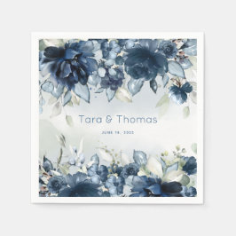 Cascading Rose Hochzeit Cocktail Napkins Serviette