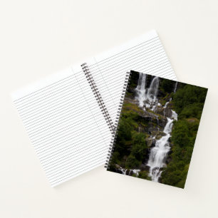 Cascading Volefossen Wasserfall Notizbuch
