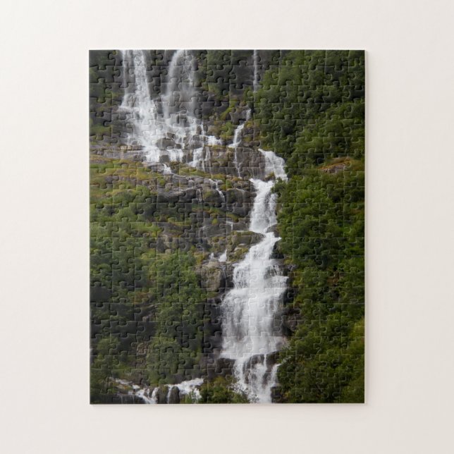 Cascading Volefossen Wasserfall Puzzle (Vertikal)