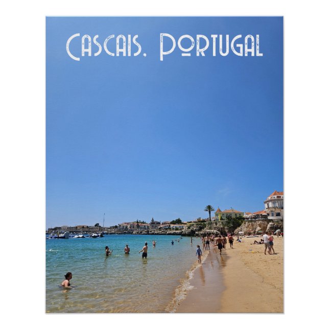 Cascais Beach, Portugal Poster (Vorderseite)