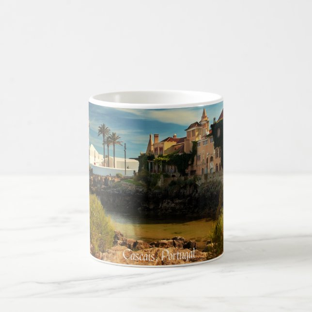 Cascais, Portugal - malerische Landschaft, Kaffeetasse (Mittel)