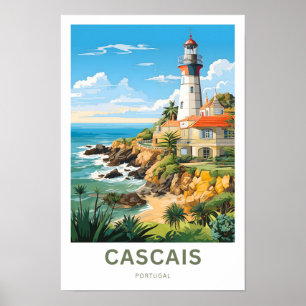 Cascais Portugal Travel Print Poster