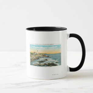 Casco Bay Blick auf das Leuchtturm Portland Head Tasse