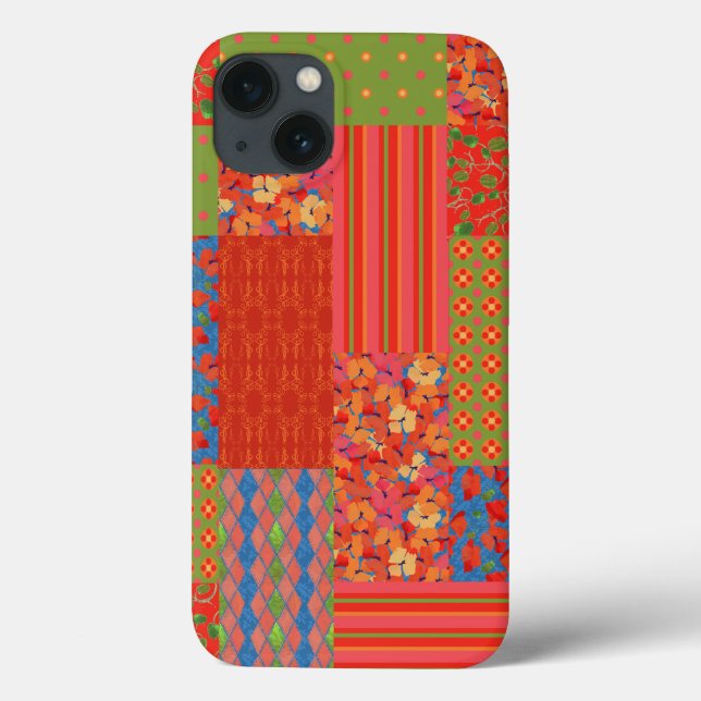 Case für Case-Mate-iPad mit Chic Poppies-Imitate-P (Rückseite)