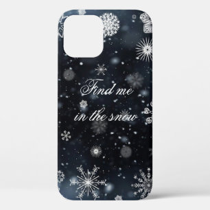 Case für das iPhone Case im Winter-Schneeflocken