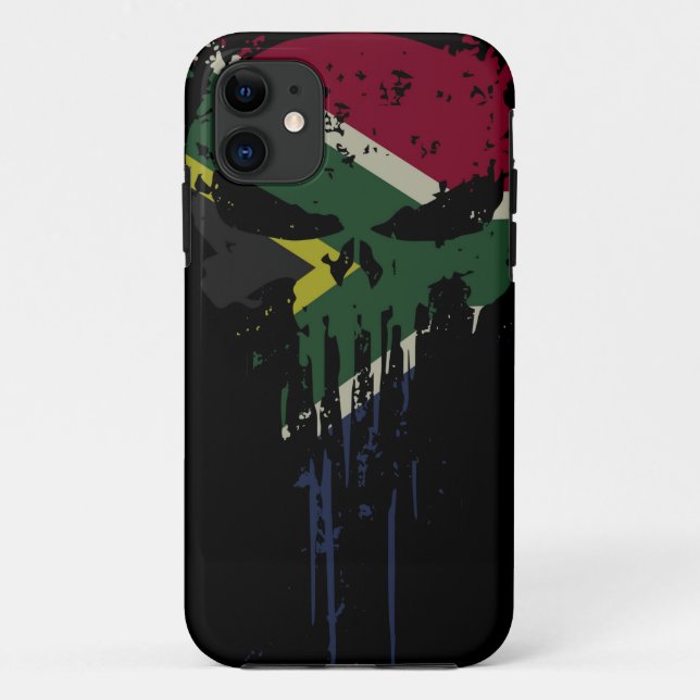 Case für das iPhone von Grunge Africa (Rückseite)