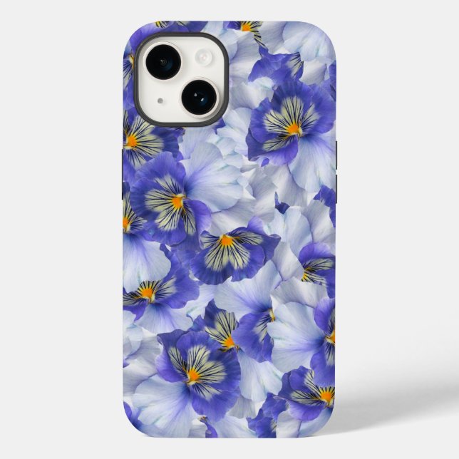 Case für iPhone mit hübschen Frühjahrsblumen (Rückseite)