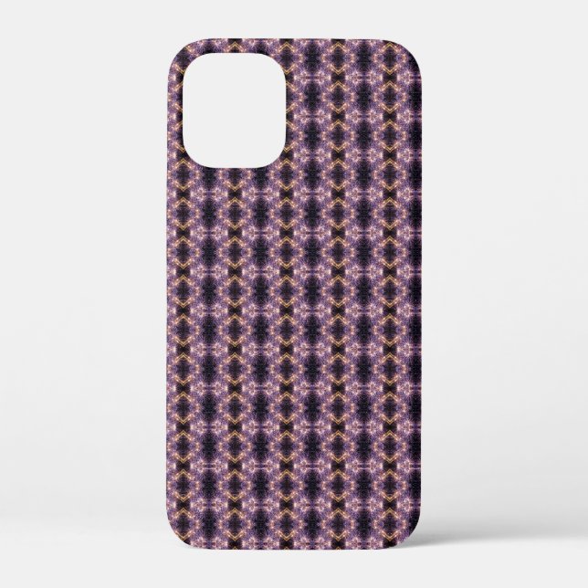Case für lila Fireworks-Muster für iPhone Case (Rückseite)