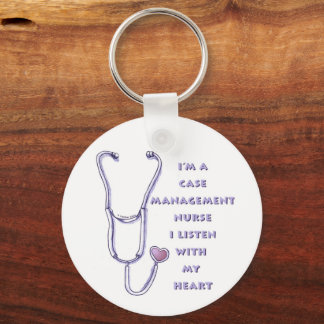 Case Manager Nurse Heart Schlüsselanhänger