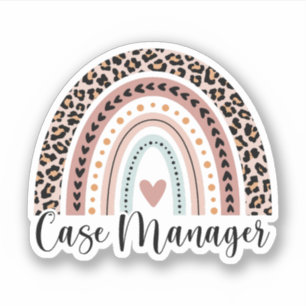 Case Manager - Sozialarbeiter Aufkleber