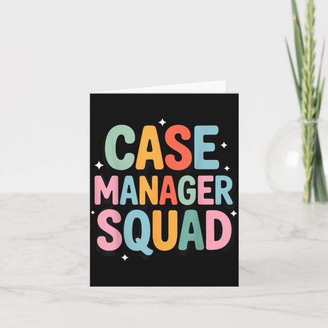 Case Manager Squad  Karte (Vorderseite)