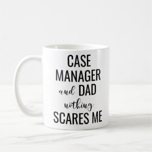 Case Manager und Vater Kaffeetasse