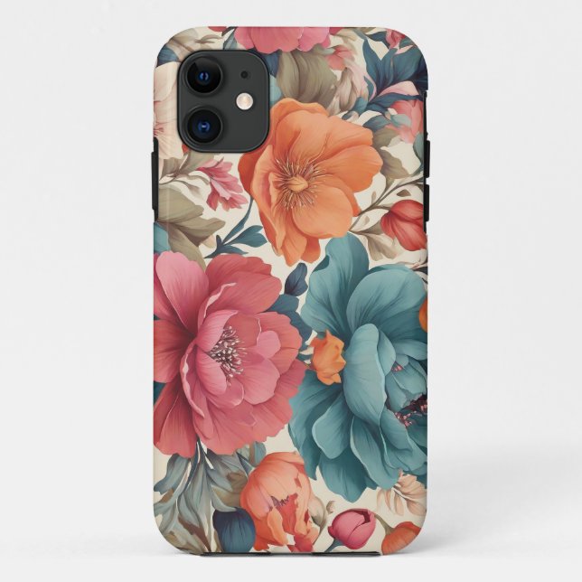 Case-Mate, Apple iPhone 11, Florals Muster Case-Mate iPhone Hülle (Rückseite)
