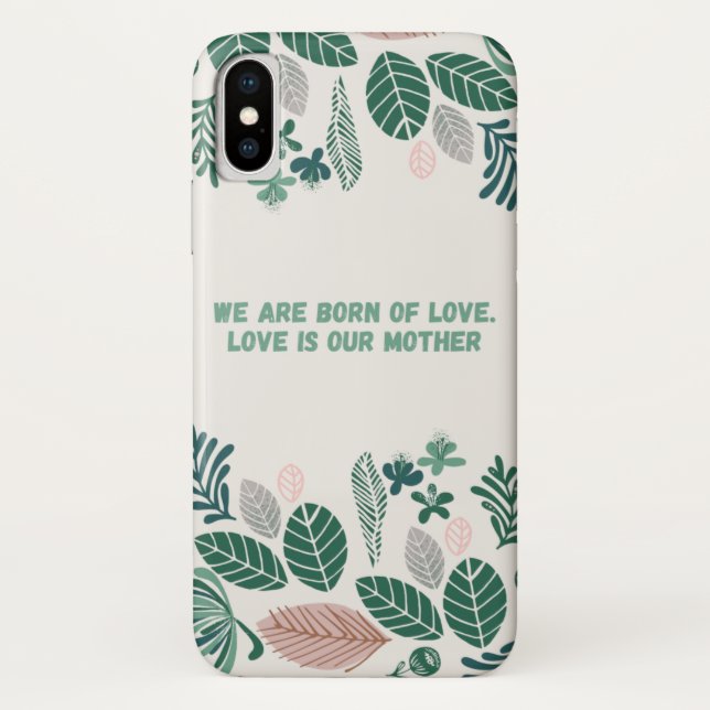 Case-Mate Barely There iPhone X Hülle (Rückseite)