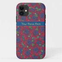 Case-Mate-Fall für das iPhone 5/5: Rote Rosen, Per