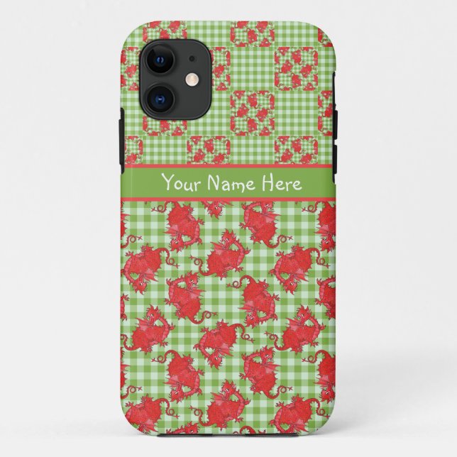 Case-Mate für das iPhone 5/5: Persönlicher Red Dra Hülle (Rückseite)